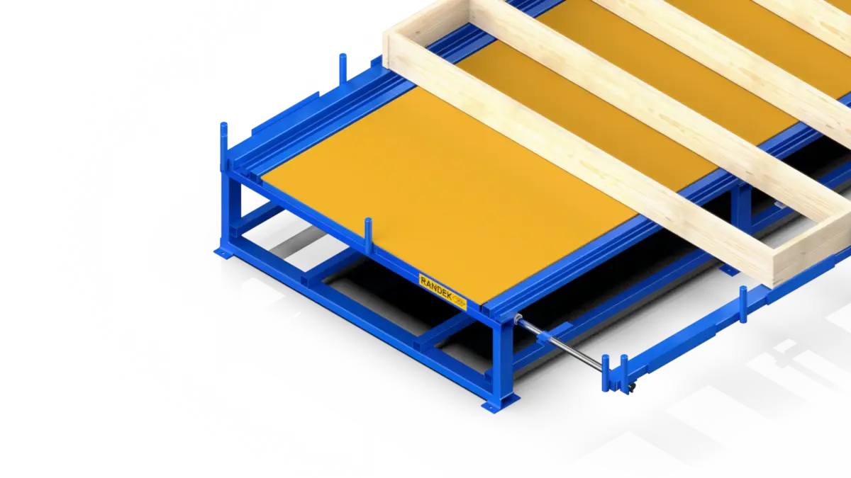 Randek BS05 working table, isometric view