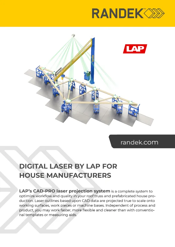 LAP CAD-PRO laserprojektion
