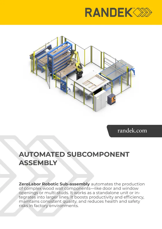 ZeroLabor Sub assembly