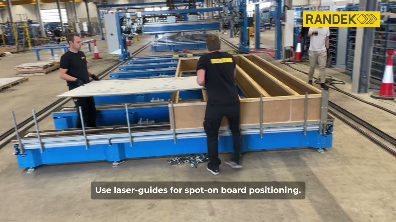 EasyFloor by Randek | Automated Floor and Roof Cassette Production Line
