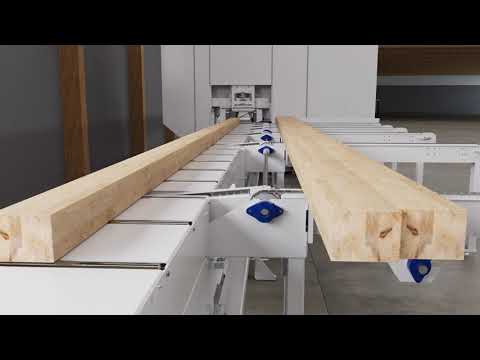 SCM OIKOS XS - CNC Machining centre for prefabricated walls, trusses, roofs, blockhouses