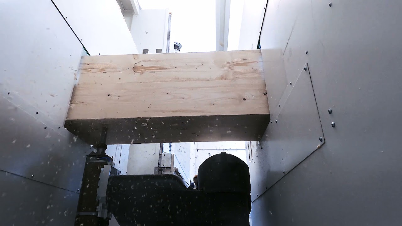 SCM OIKOS XL - 6-axis CNC machining centre for large-sized beams and columns